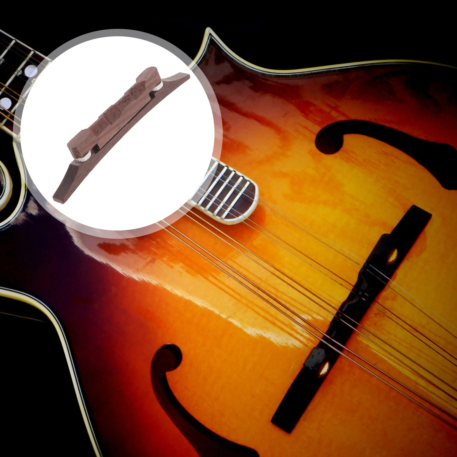 

Mandolin Supplies Rosewood Bridge Replaceable Bridge Wood Mandolin Bridge Mandolin Parts Vintage Mandolin Bridge