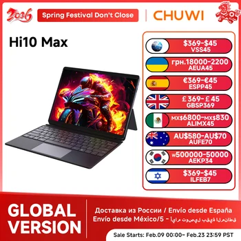 CHUWI 2 In 1 Hi10 Max Tablet PC da 12.96 pollici 2880*1920 Schermo N150/N100 Laptop 12GB di RAM 512GB di ROM Windows 11 Tablet 2.4G/5G WiFi