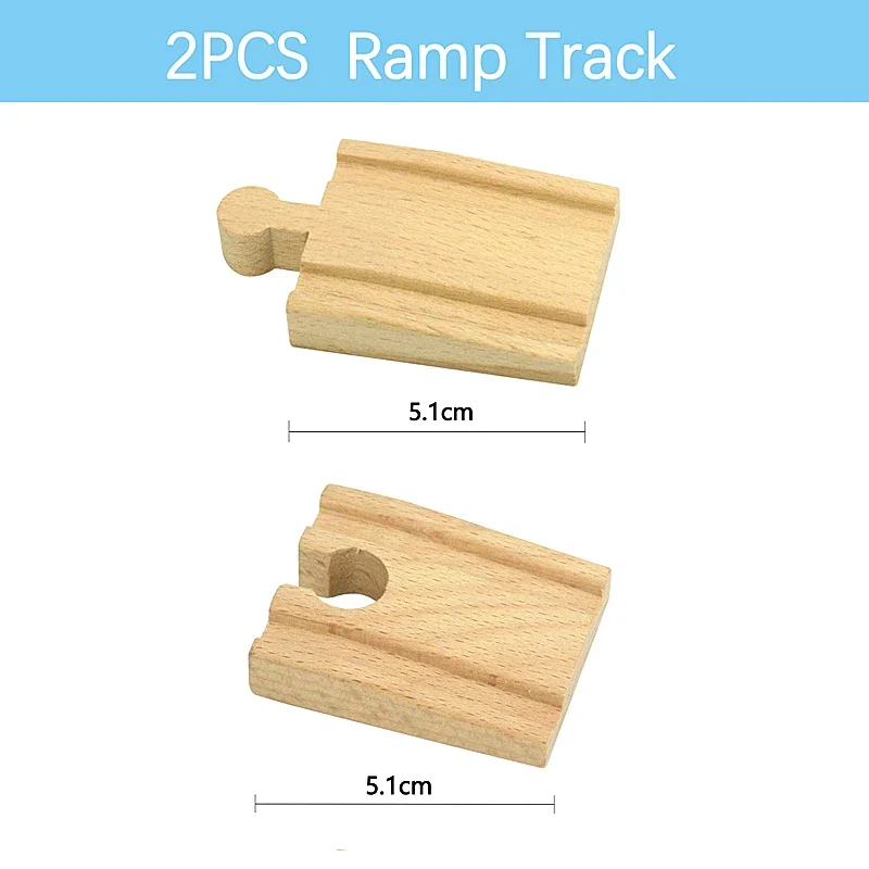 Beech Wooden Train Track Orbital Conversion Set - Educational Railway Toy