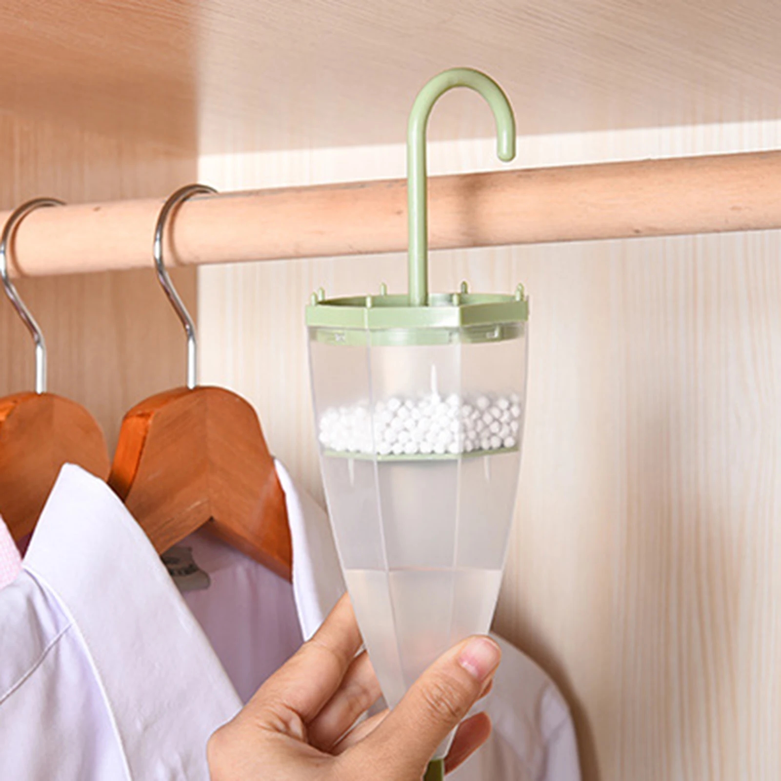Wardrobe Moisture Absorption Box Cute Mini Umbrella Shape Design for Home Bedroom Bathroom Basement Moisture Absorption Box