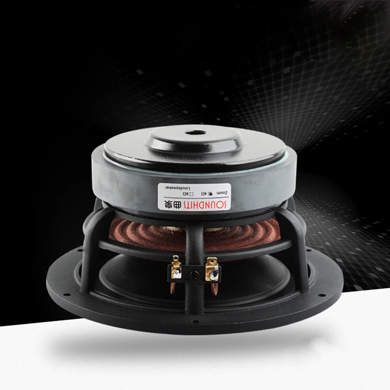 6.5 Inch Subwoofer Speaker Unit Woofer Home Theater System LoudSpeaker 80W Car Audio Modified Speaker High-power HIFI Sound