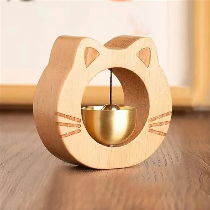 GYTB-현대식 나무 초인종-1개 전원 필요 없음, 흡착컵 설치, 새 집 장 정문 초인종