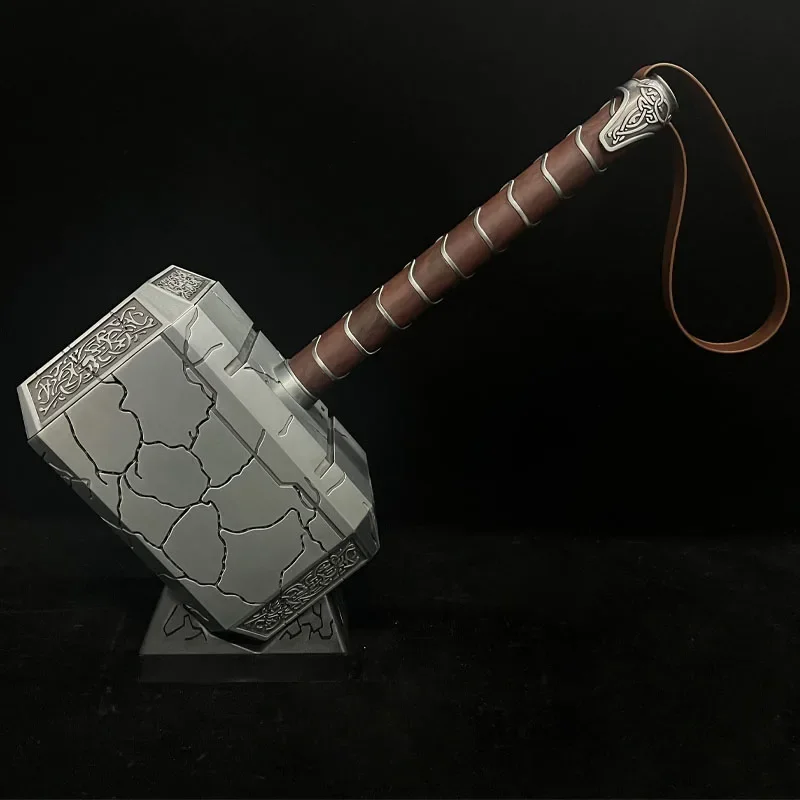 

Thor Love and Thunder Crack Mjolnir Hammer Metal Avengers Statue Action Figurine Desk Collectible Anime Model Toys Figures Gift