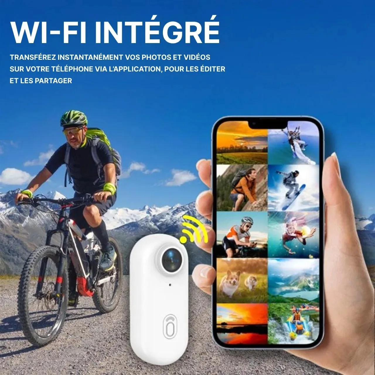 Caméra Action UHD Pro 4K Lite - 64Go TF Card