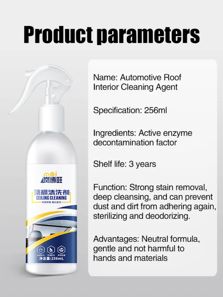 Car Interior Cleaner Car Cleaner Effective Fast Cosmetic Waterless Wash More Convenient
