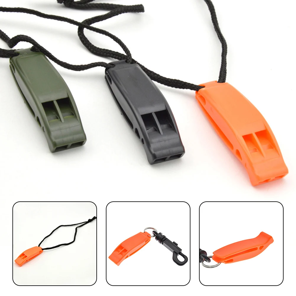 1pc Scuba Diving Dive Safety Whistle Dual Frequency Whistle Water Sports Outdoor Survival Camping Boating Swimming Whistle