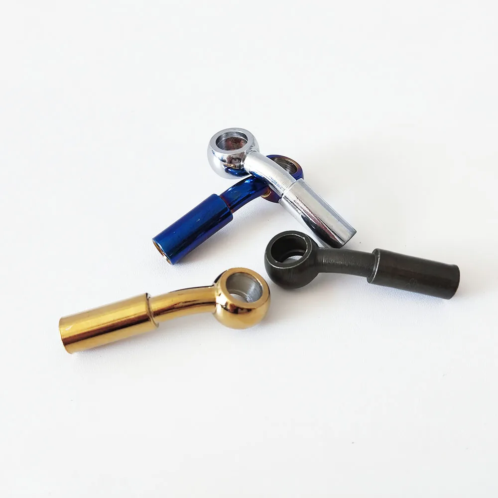 10mm Motorcycle Hydraulic Crimping Style Banjo Fitting Brake Clutch Oil Fuel Hose Line Joint AN3 Hose End Hydraulic Pipe Fitting