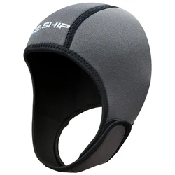 Thermal Quick - Dry Stretchable Neoprene Dive and Surf Hood (Grey)