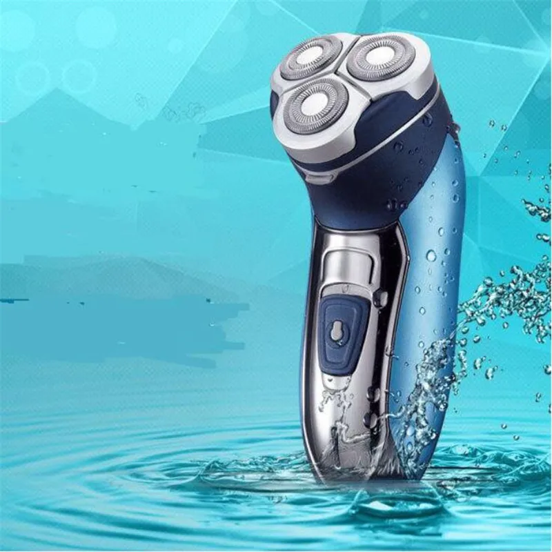 Washable Electric 3D Float Rotary Beard Shaving Machine Men Shaver ...