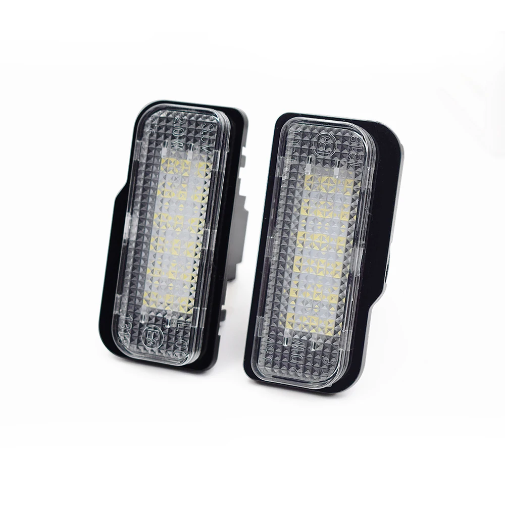 

2pcs 12V LED Car License Plate Light Number Plate Lamp Bulb No Error Canbus For Mercedes Benz W203 W211 W219 White