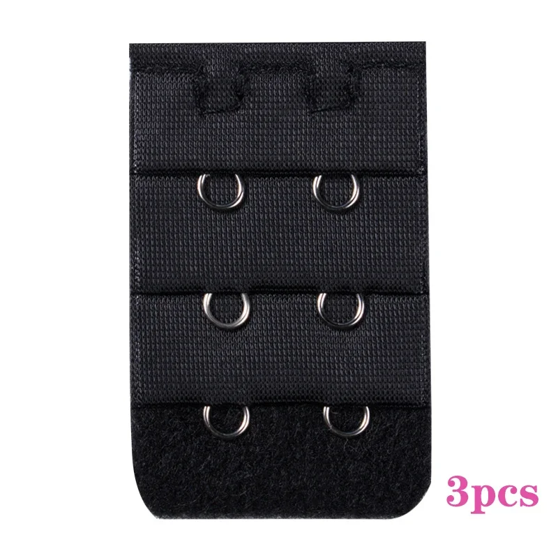 3/5pcs Bra Extender Strap Extension 3 Hooks 2 Rows Women Intimates Lengthened Bra Hook Extenders Womens Accessoires 2/3/4Buckles