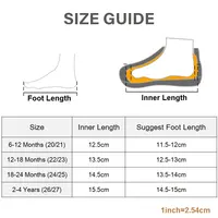Baby Sock Shoes Anti Slip Toddler First Walking Shoe Child Infant Floor Booties Newborn Rubber Sole Indoor Slippers for Boy Girl 6