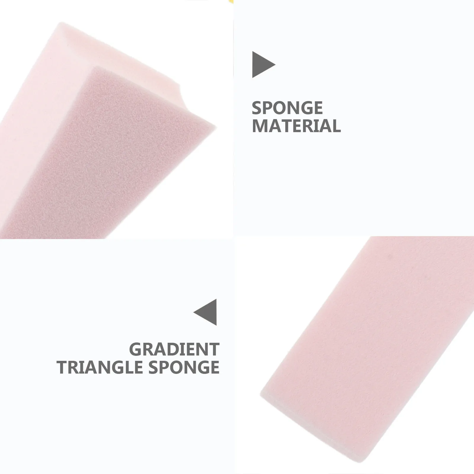 40Pcs 삼각형 네일 스폰지 부드러운 재사용 가능한 폼 어플리케이터 원활한 블렌딩 아이 섀도우 파우더 페이스 매니큐어 DIY 뷰티