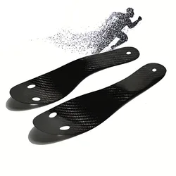 Enhanced Carbon Fiber Running Insoles with Arch Support - Full - Length, Anti - Torsion Design - 36 - 37 (Blue)