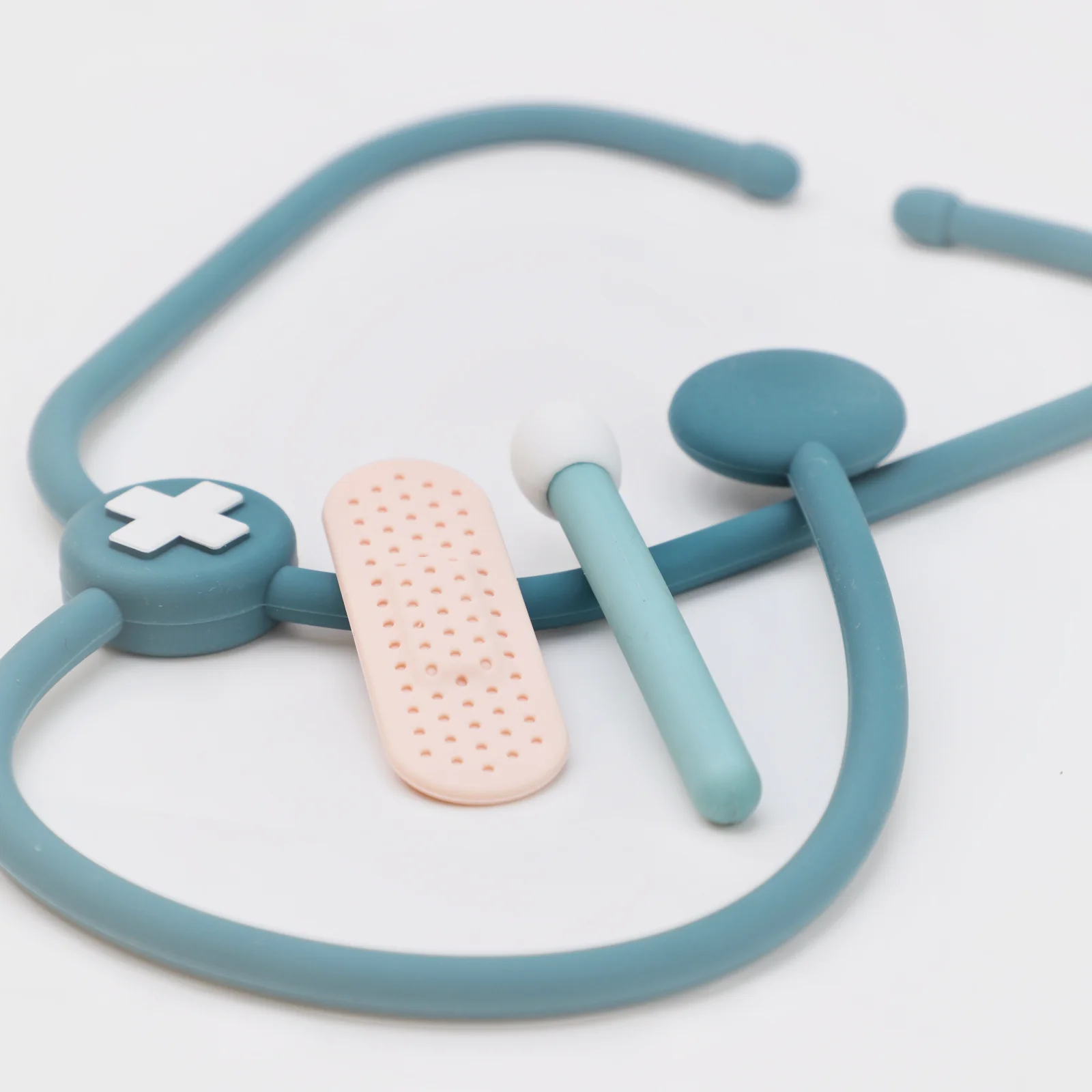 Children Doctor Toy Set Silicone Simulation Medical Box Montessori Toy Baby Play House Games Educational Kid Christmas Gifts