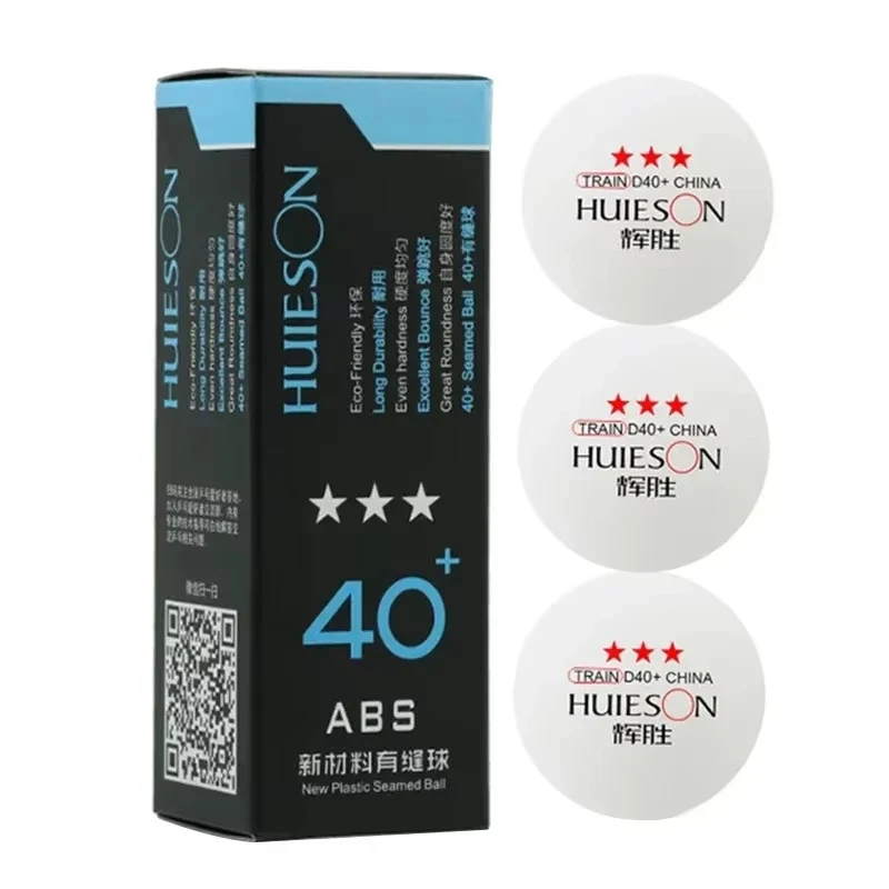 3Pcs/Box ABS 3-Star 40+ Premium Table Tennis Balls