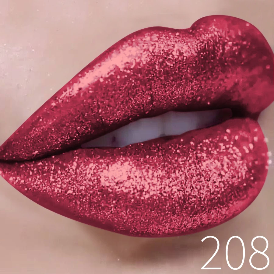 1PC Glitter Lip Gloss Long Lasting Waterproof Metallic Liquid Lipstick Pearl Shining High Pigment Lip Tint Korean Makeup Gifts 12