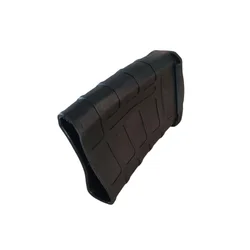 Enhanced Outdoor Camping Equipment with Rubber Sleeves and Spring Clips for Improved Grip and Protection (A  Black)