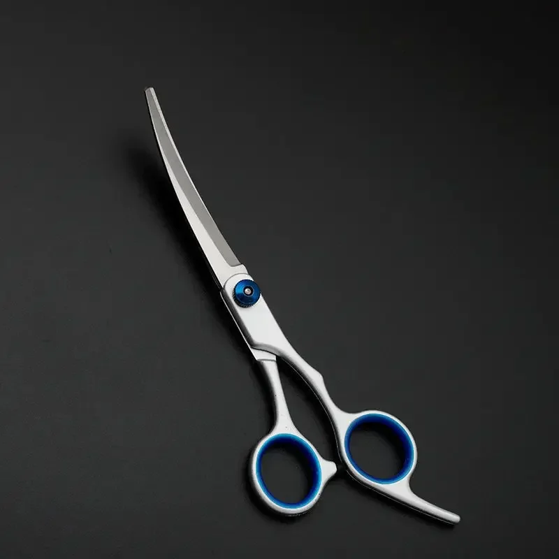 Professional Dog Grooming Scissors with Safety Round Tips Heavy Duty Titanium Stainless Steel Up-Curved Pet Grooming Scissors dog grooming scissors dog grooming scissors kit