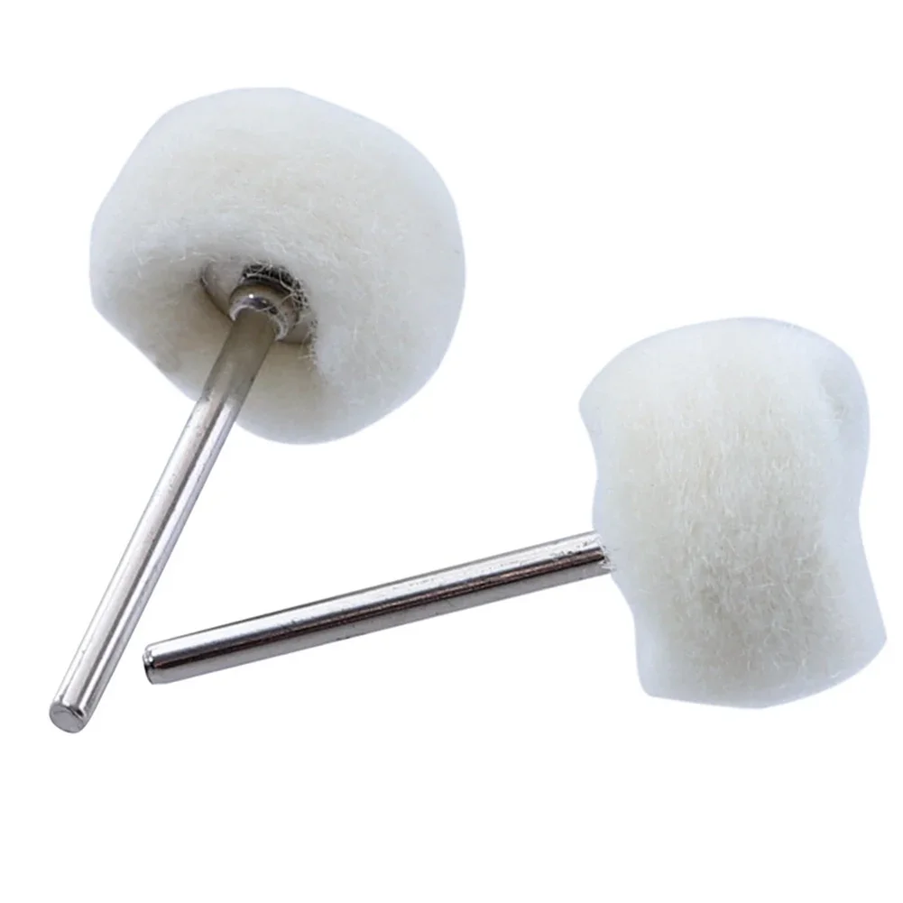 10 Stück Mini Schleifen Schleifkopf Schleifscheibe Filz 2,35 mm Schaft Polierscheiben Metall Polierbürste Bohrer Drehwerkzeug Zubehör – Detail 4