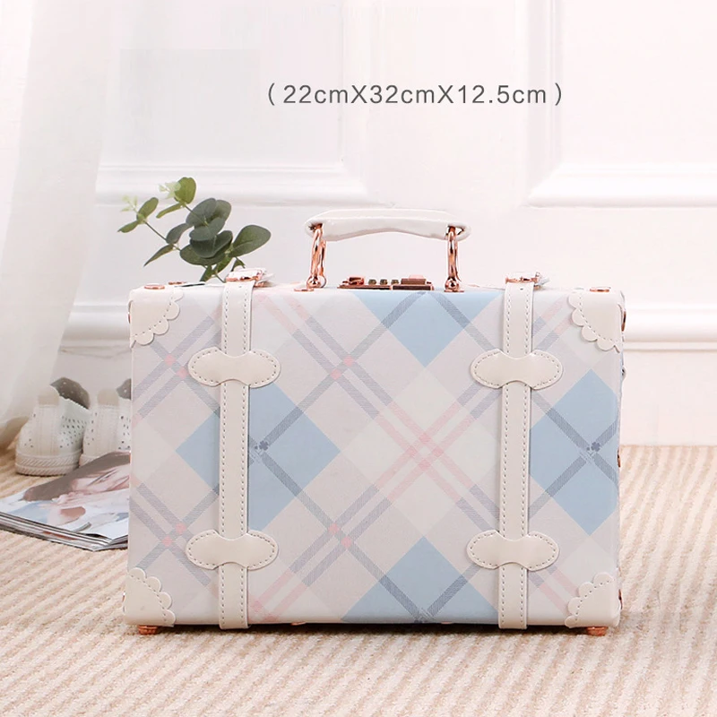 

2023 13" Vintage Suitcase Travel Suitcase,Scratch Resistant Rolling Luggage Bags Carry on luggage