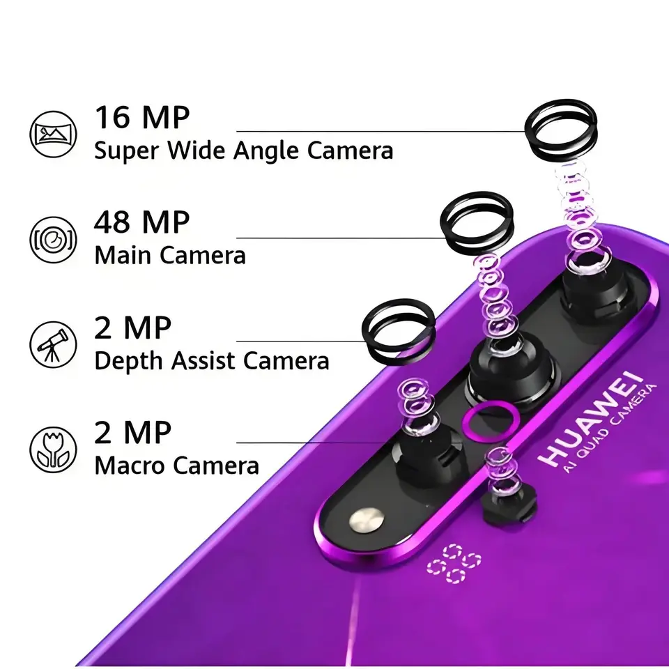 HUAWEI-Nova 5T,Smartphone Android,6.26 inch,8+256GB ROM,Mobile