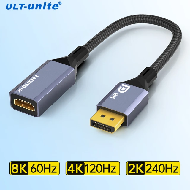 DisplayPort 1.4 to HDMI Adapter - 8K