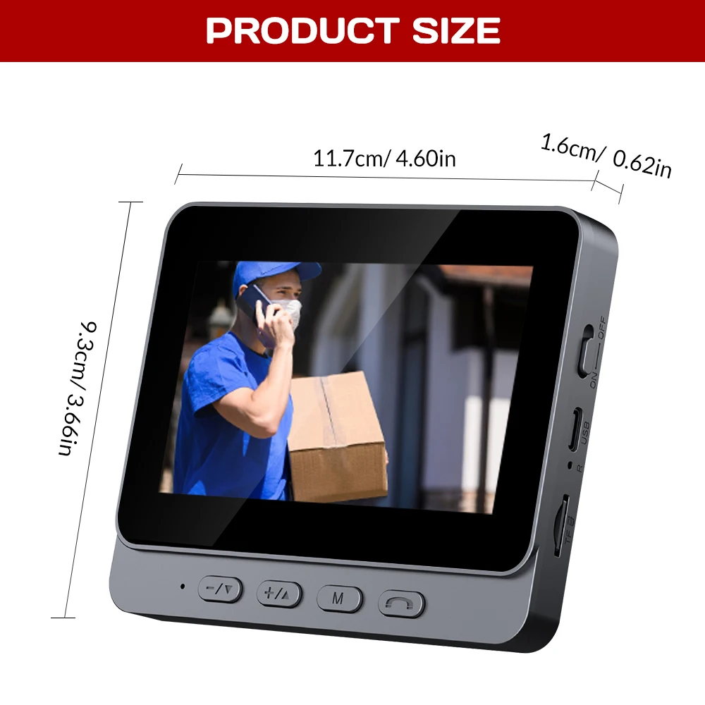 Wireless Video Intercom Doorbell Camera with Night Vision