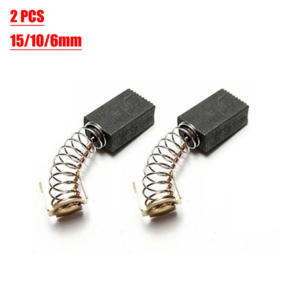 

2pcs Motor Carbon Brushes Kit For Power Tool 15mm X 10mm X 6mm Carbon Brush 40mm Length High Quality Carbon Brush Electric Tool