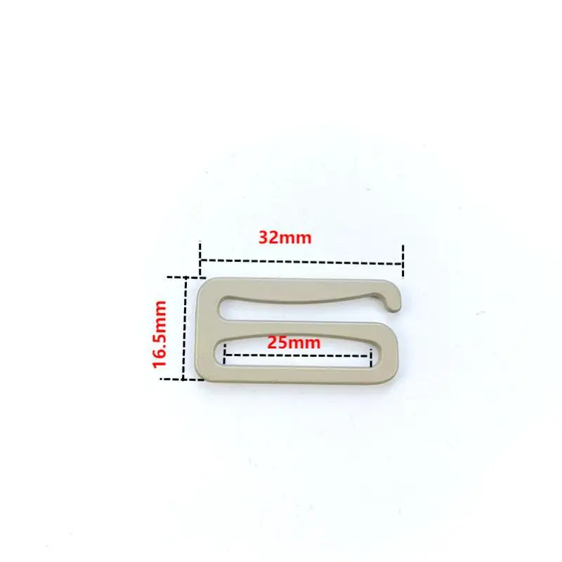 50 Pieces Swimsuit Bra Hooks Bra Strap Hook Replacement Bra Strap Slide  Hook Metal for Swimsuit Tops and Lingerie, 2 Sizes 15mm 20mm (Silver) PT544