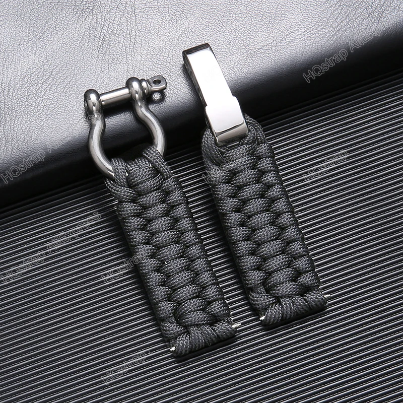 Adjustable Sports Nylon Rope Watch Band with Buckle - Universal Size Replacement Wristband Bracelet