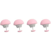 4PCS Comforter Clips Reusable Fixed Button Non-Slip Mushroom Clips Fixing Bedding Curtains Comforter Socks Clips Room Essentials 1