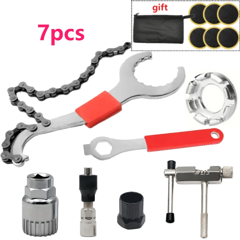 Comprehensive Bicycle Repair Tool Kit with Chain Breaker and Maintenance Tools