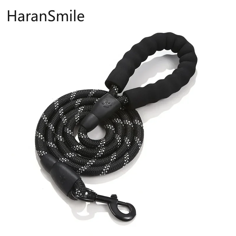 

Pet Leash Strengthen Reflective Rope Walking Dog Traction Collar Harness Dog Lead 1.5M Large Dog Rope Round 1.2CM