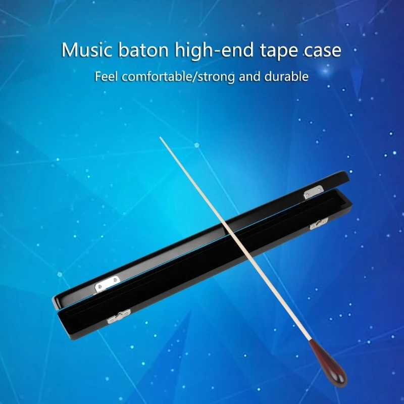 1PC Music Conductor Maple Handle Orchestra Music Conducting Batons for Leader Choral Director with Storage Box 24BD
