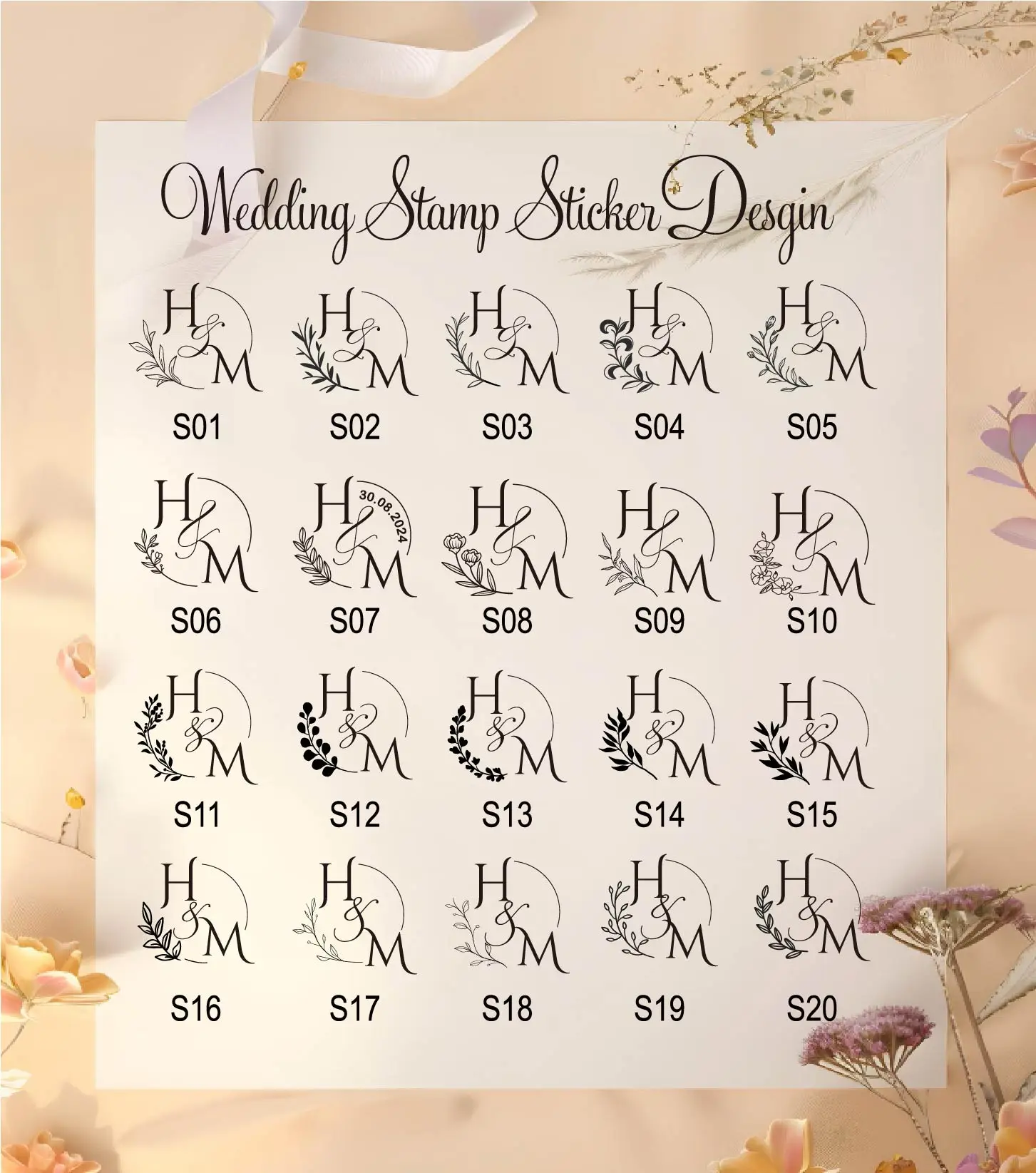 Custom Wedding Wax Seal Stickers wax seal stamp decorative stickers name stickers