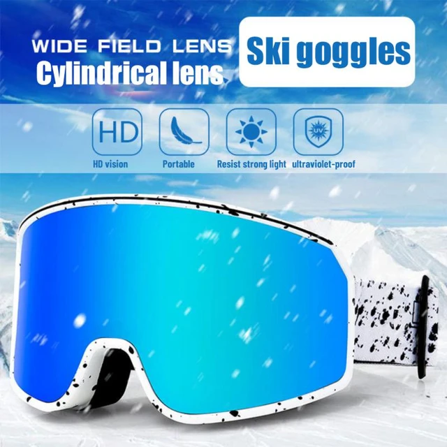 ROCKBROS-gafas fotocromáticas de esquí, lentes antivaho de doble capa para  Snowboard, a prueba de viento, para nieve, para invierno - AliExpress