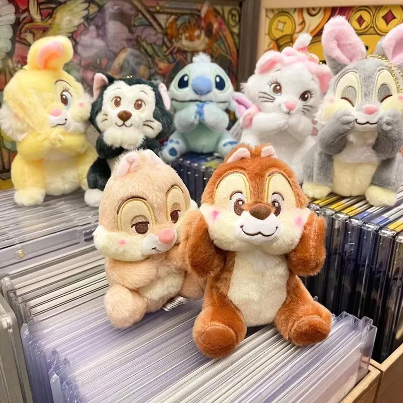 Kawaii disney anime hobby stitch chip n dale cute plush doll bag