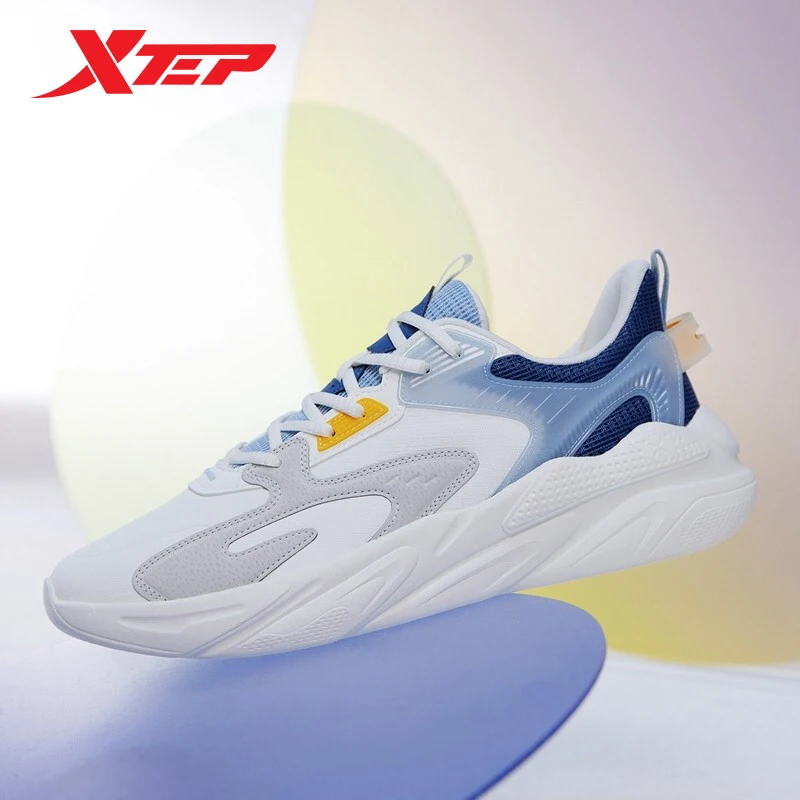 Xtep Old Daddy Walking Shoes Durability Support Men's Mid Top