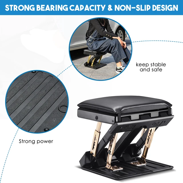 Car Footrest 4 Heights Adjustable Passenger Foot Rests Pedals Portable  Strong Bear Rugged Anti-slip Soft Feet Pedals Pad Mats - AliExpress