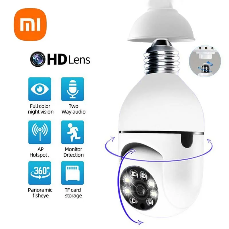 Xiaomi Bulb Surveillance Camera Night Vision Full Color Automatic Human