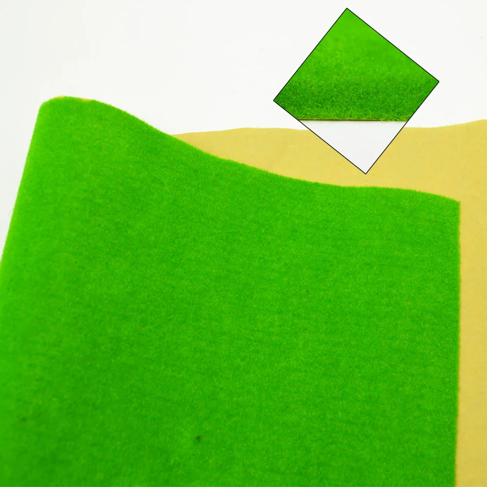 Landscape Grass Mat for Model Train Scenery and Diorama Accessories