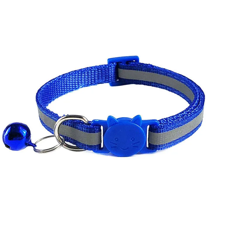 12PCS Safety Break away Cat Collar Kitten Small Cat Reflective Quick Release 4