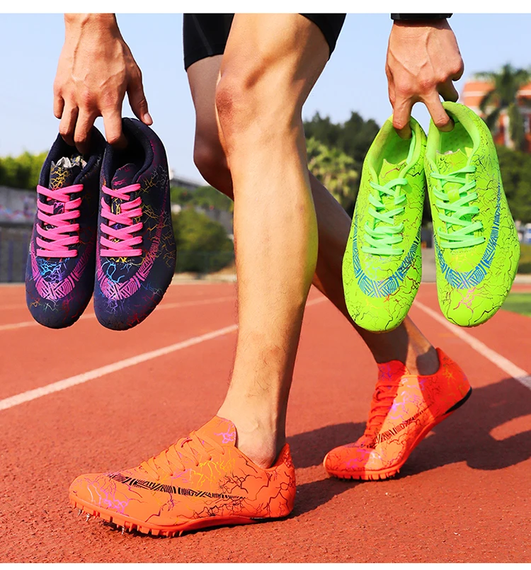 Description Picture 5 of itemMen Track and Field Spikes Shoes Training Competition Sprint Lightweight Racing Non-slip Match Waterproof Wholesale Professional