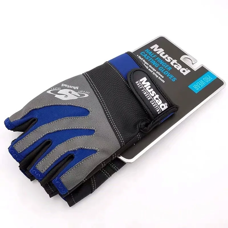 

Полупальцевые перчатки Mustad GL004-это просто и удобные рыболовные перчатки, которые подходят для двойного процесса шитья