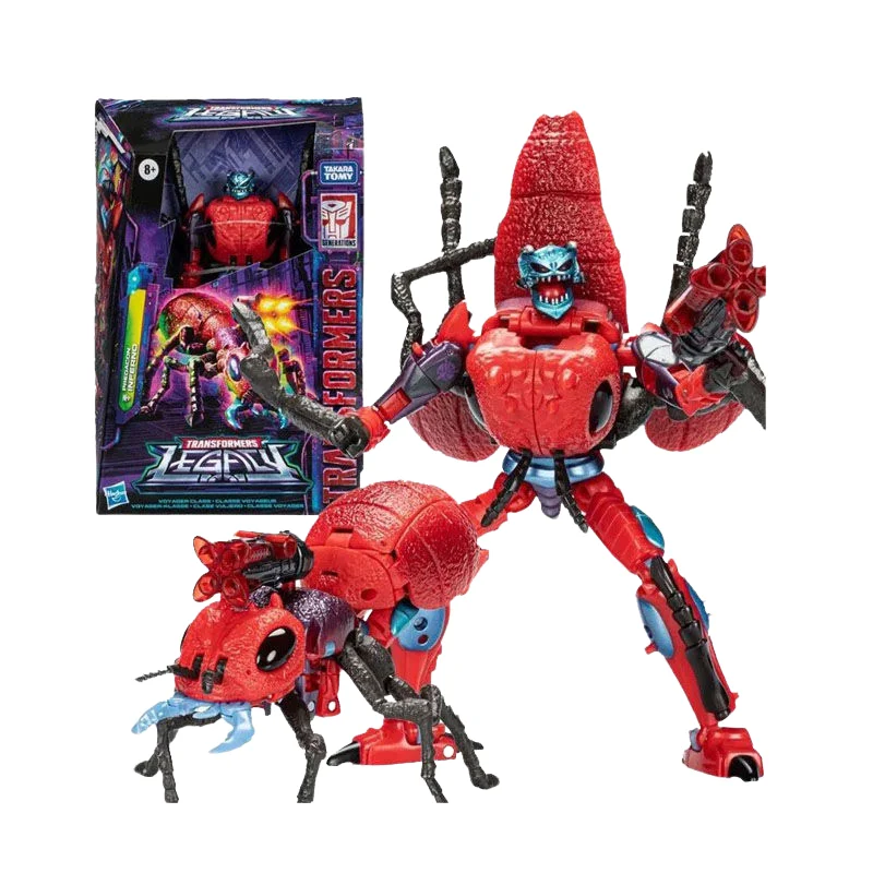 

Original Hasbro Transformers toys Heirloom Heritage Series Devil Warrior Voyager INFERNO 18cm model hand-me-downs
