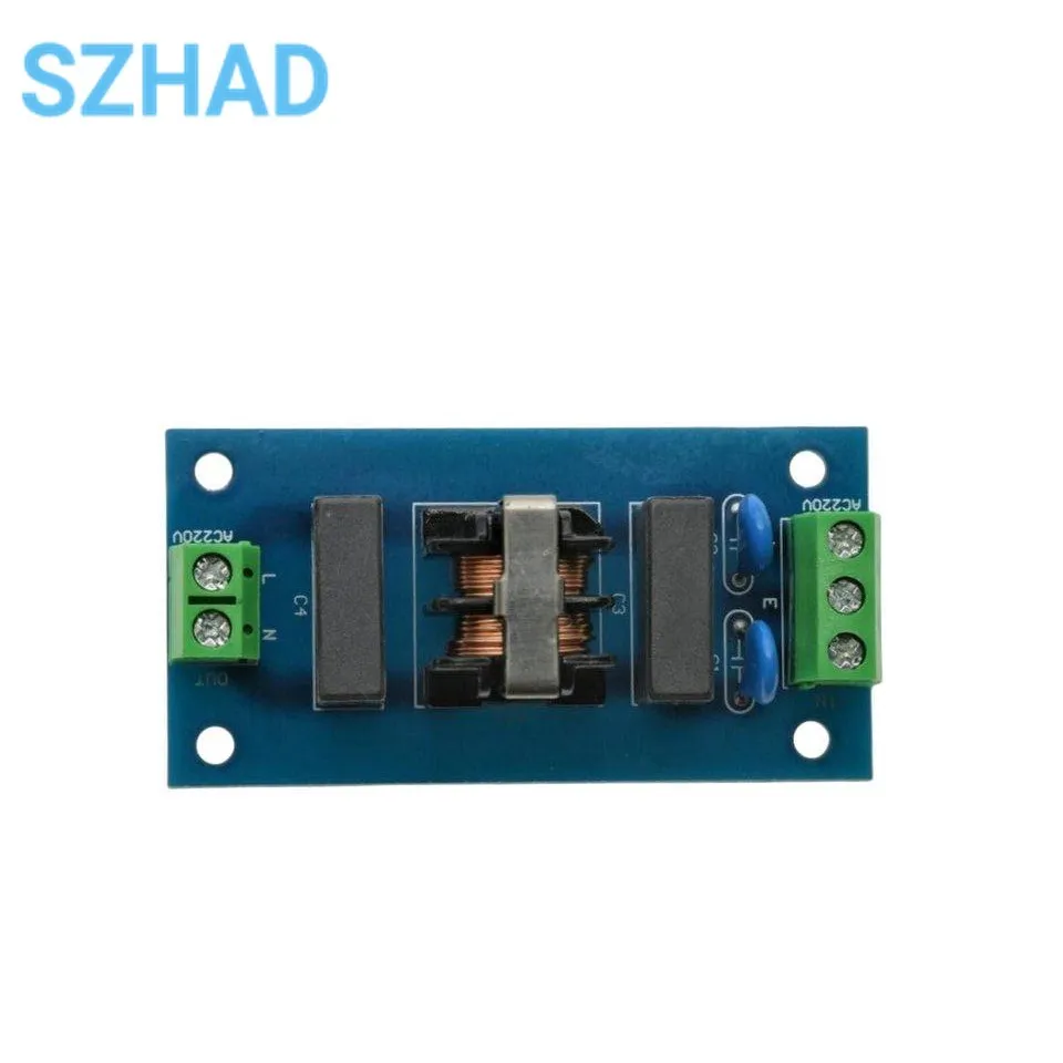Filtro Emi Sound Booster Filtro Presa 220V 2A Modulo Filtro Emi Scheda Di Alimentazione