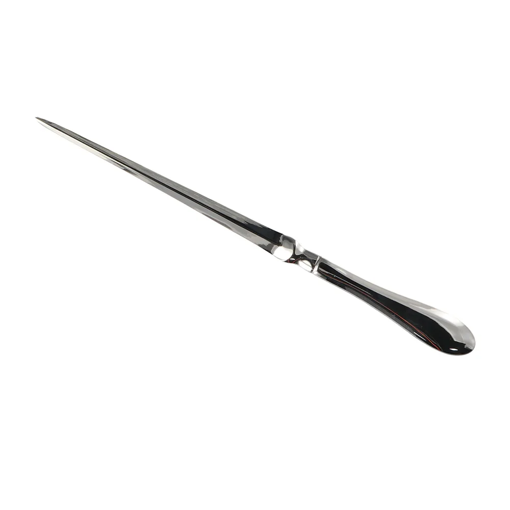 1Pc Silver Color Letter Opener Mail Opener Envelope Slitter Paper Cutting Knife Stainless Steel Envelope Cutting Supplies