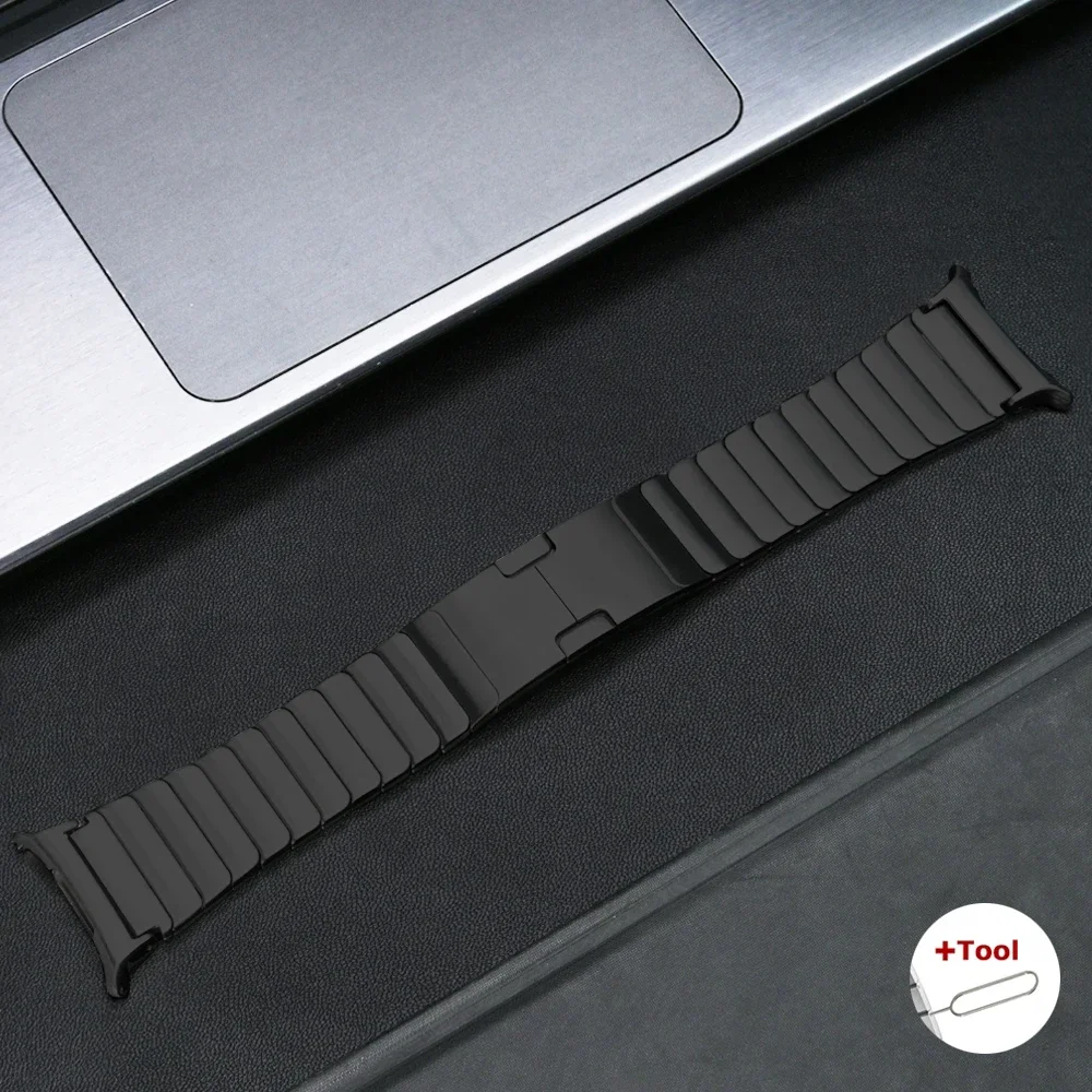 Luxury Stainless Steel No Gaps Bracelet Band – Premium Metal Strap