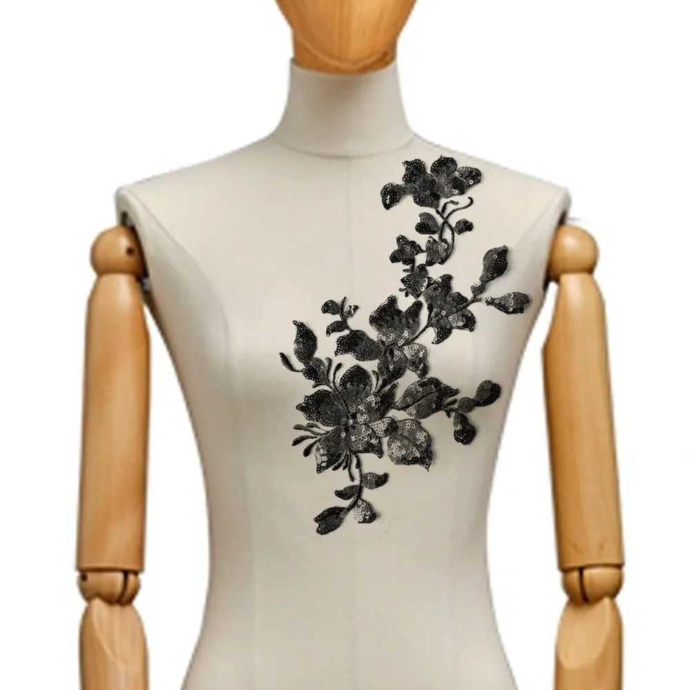 Set Di 2 Paia Di Applicazioni A Forma Di Ali Con Paillettes | Oro E Argento | Toppe Ricamate Fai Da Te Per Abiti, Giacche, Jeans, Borse | Decorazioni Per Riparazioni E Personalizzazioni - 4